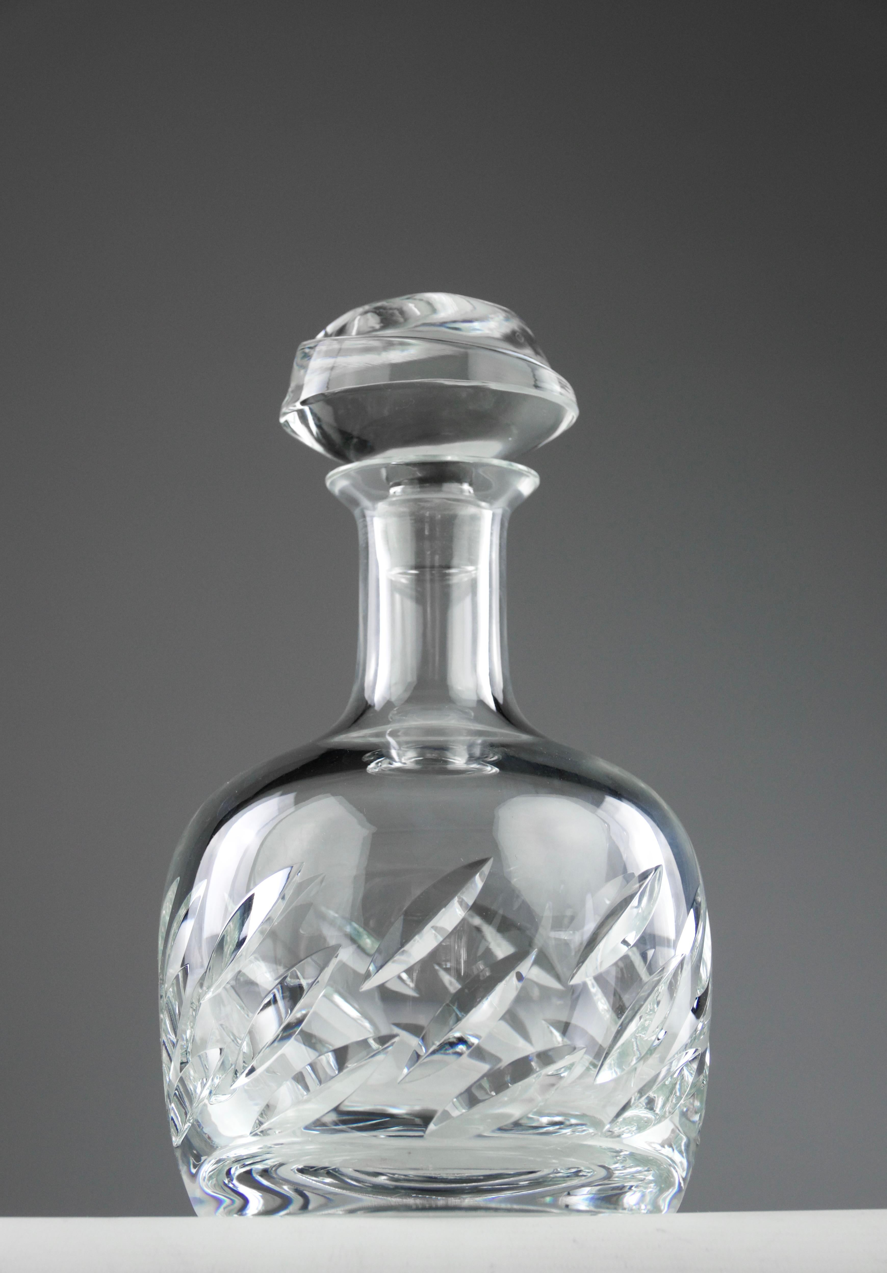 Whiskyservice „Artois“ von Lalique, Frankreich 1980er Jahre im Angebot 2