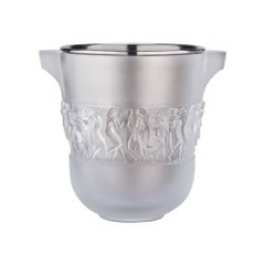 Lalique Bacchantes Champagne Bucket in Clear Crystal