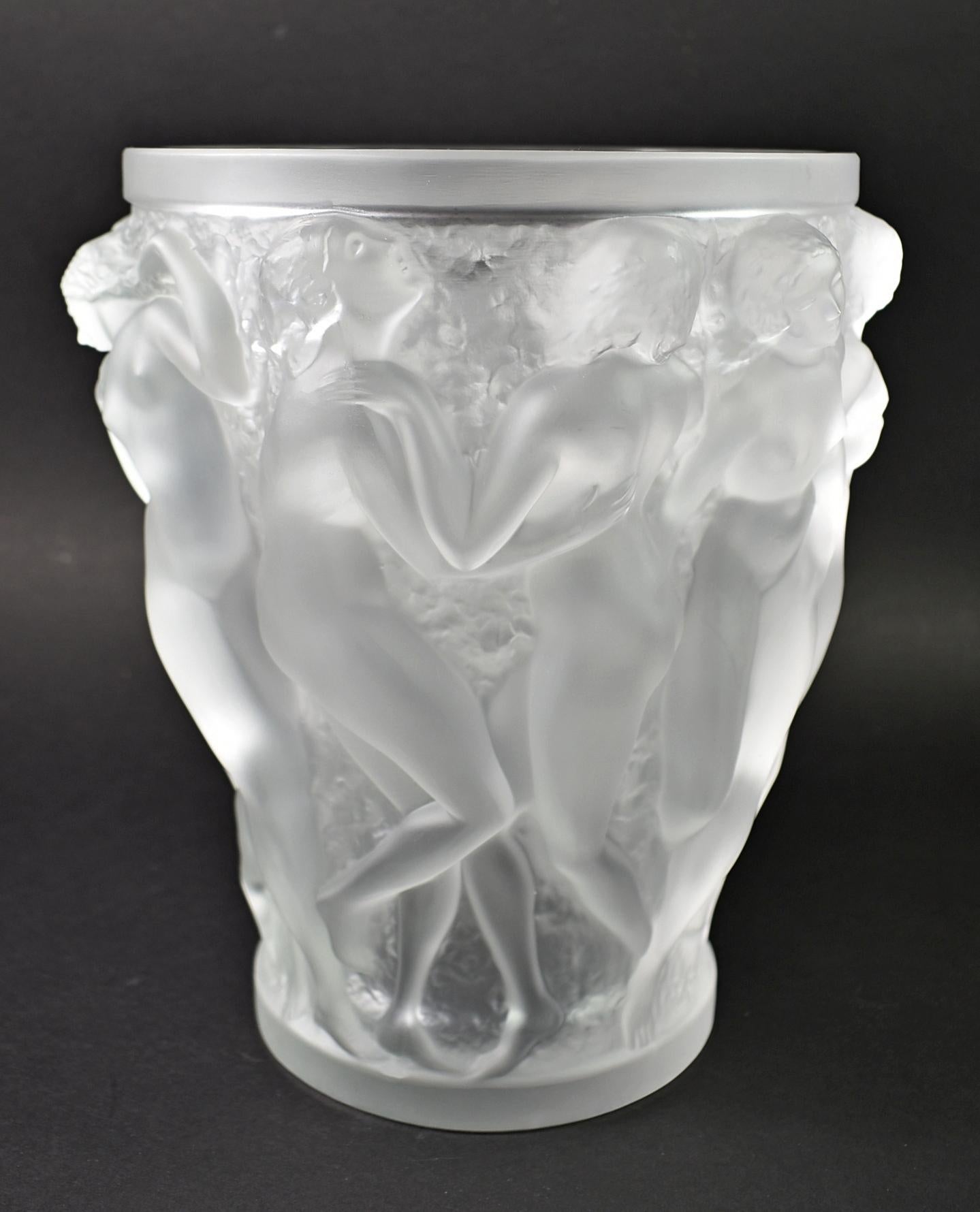 Vase Bacchantes de Lalique. Vers 1927. 