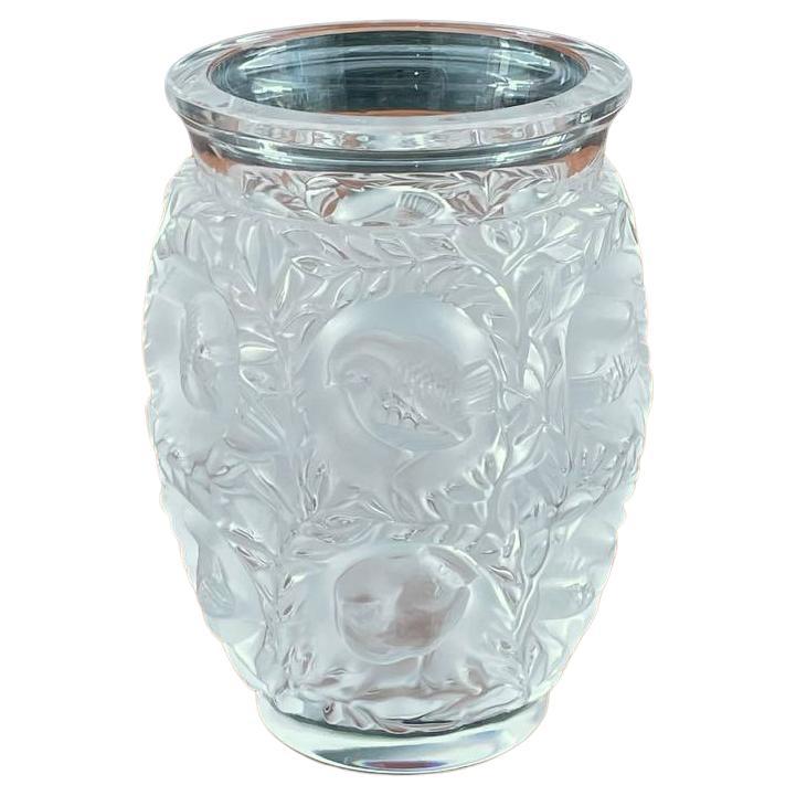 Vase en cristal Bagatelle Lalique en vente