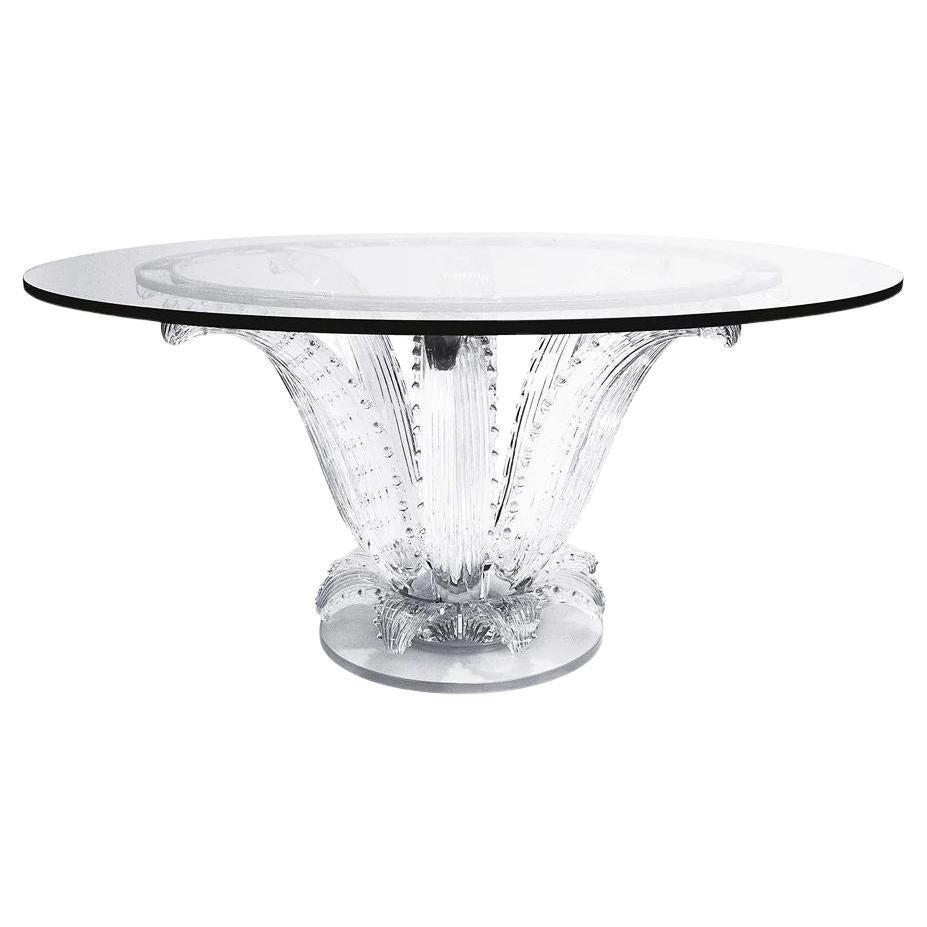 Tavolo da centro "Cactus" di Lalique, 20° secolo