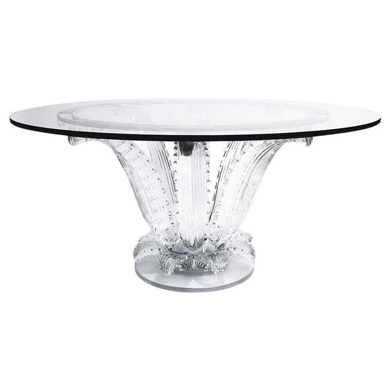 Crystal Tables - 455 For Sale at 1stDibs | crystal glass table, crystal ...
