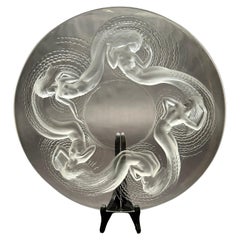 Retro Lalique "Calypso" Shallow Centerpiece Bowl