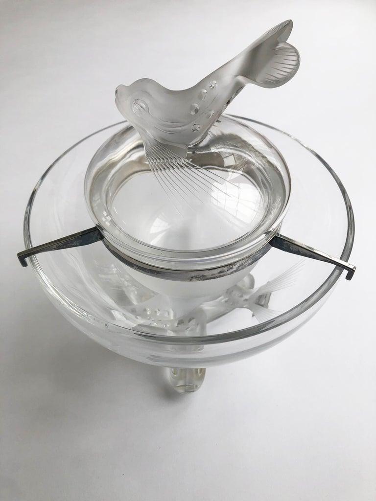 French Lalique Caviar Bowl 