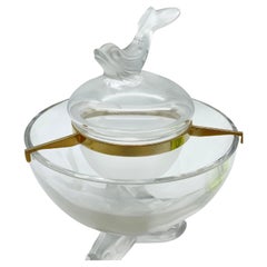 Lalique Caviar Bowl Server