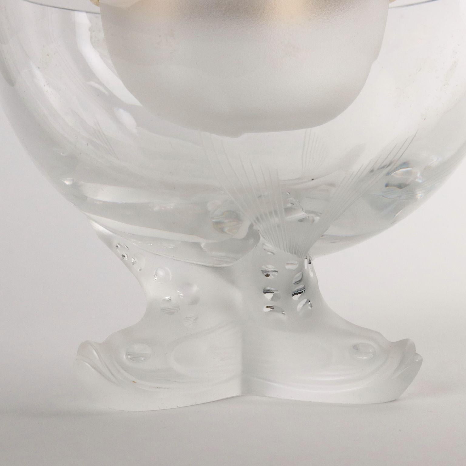 Lalique Caviar Cup Crystal France XX Century For Sale 1