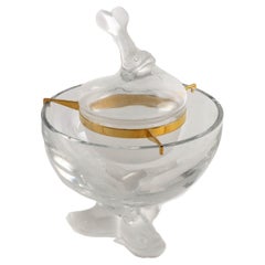 Lalique Caviar Cup Crystal France XX Century