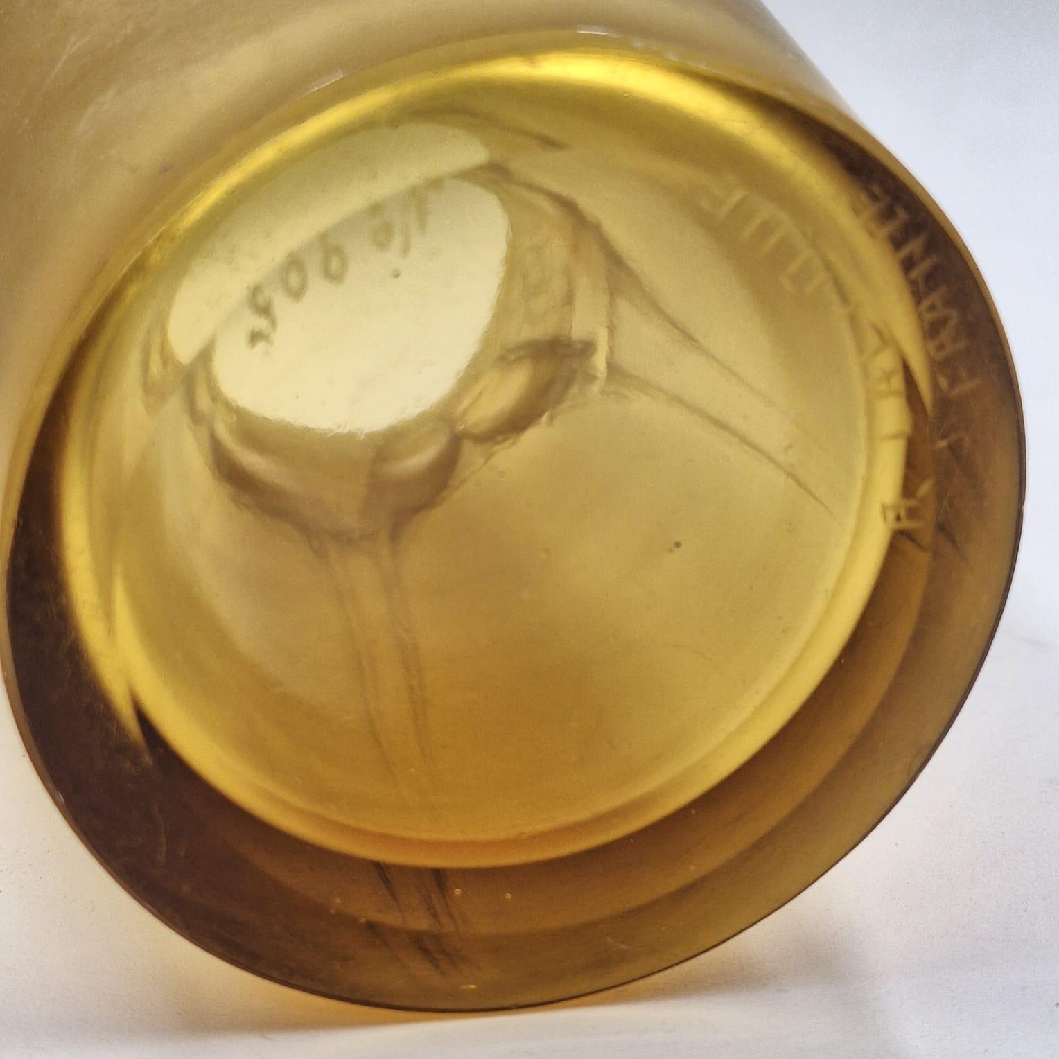 Vaso Lalique Ceylan Art déco In condizioni buone in vendita a Buenos Aires, Argentina