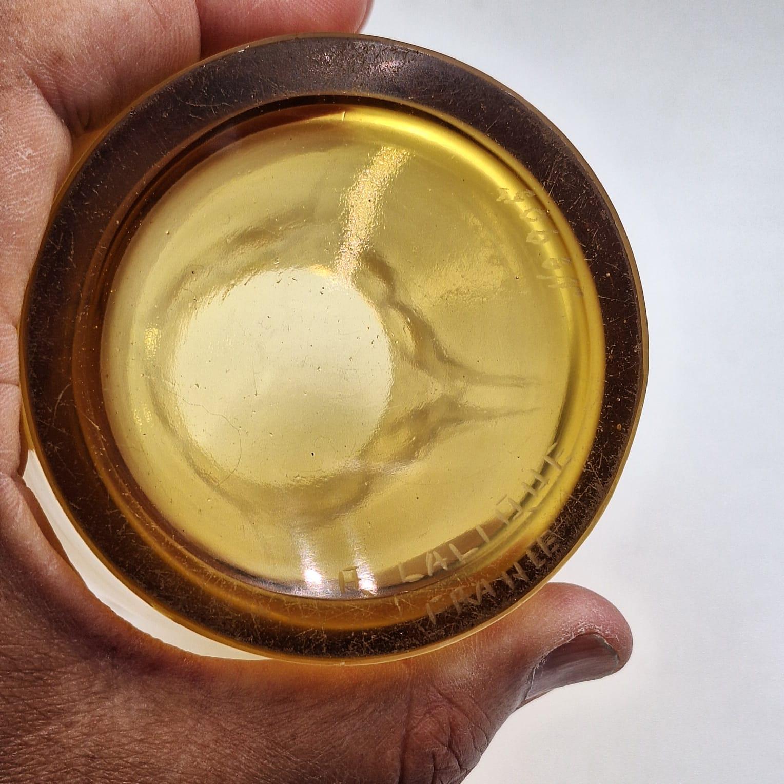 Vetro artistico Vaso Lalique Ceylan Art déco in vendita