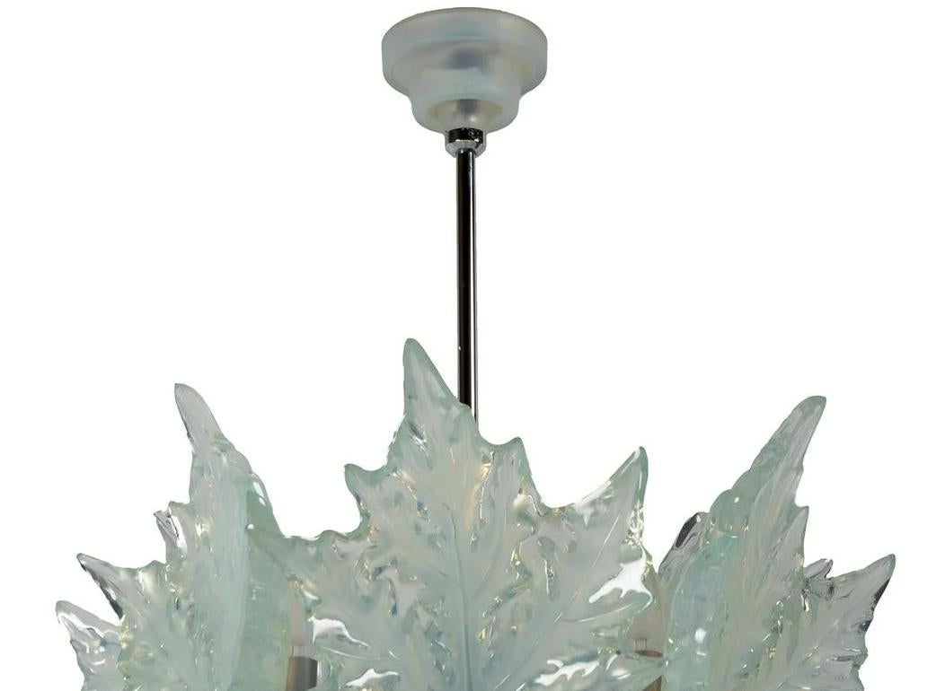 French Lalique Chandelier 
