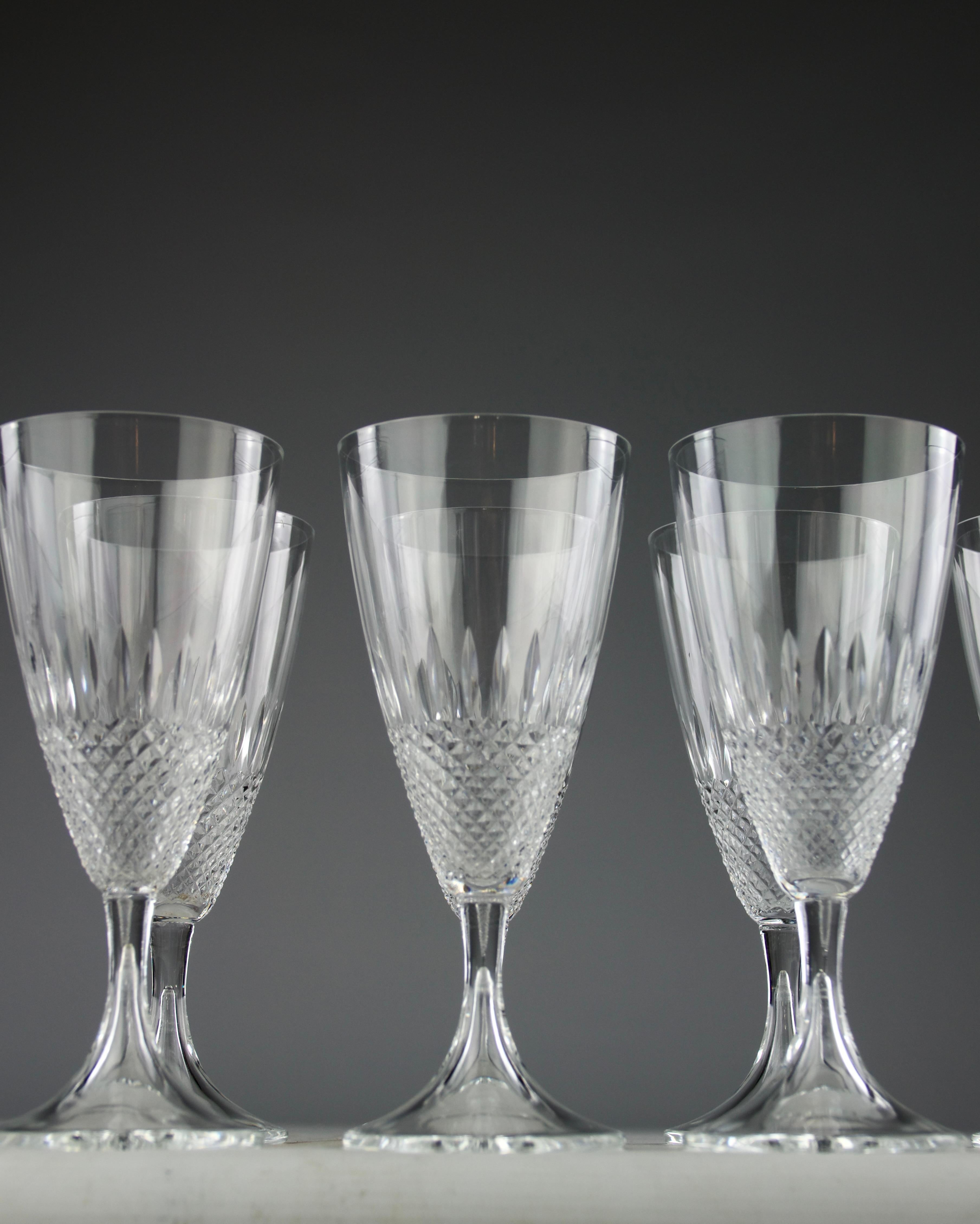 Francese Lalique, Flauti da champagne modello 