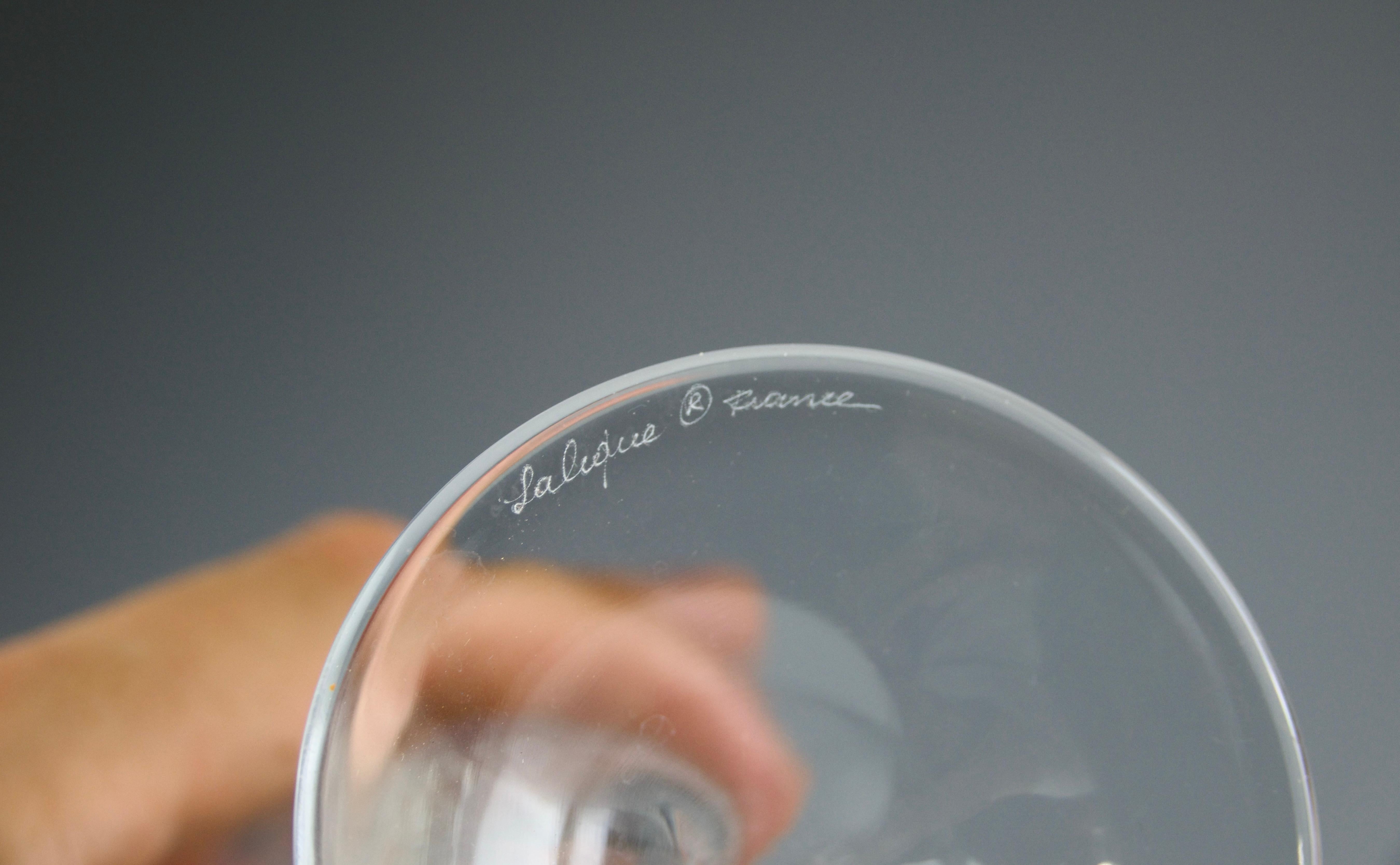 Lalique, Flauti da champagne modello 