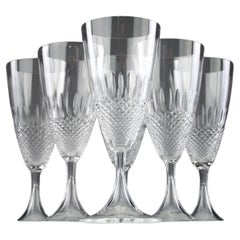 Lalique, Flauti da champagne modello "Chinon" (6 pezzi), Francia anni '70