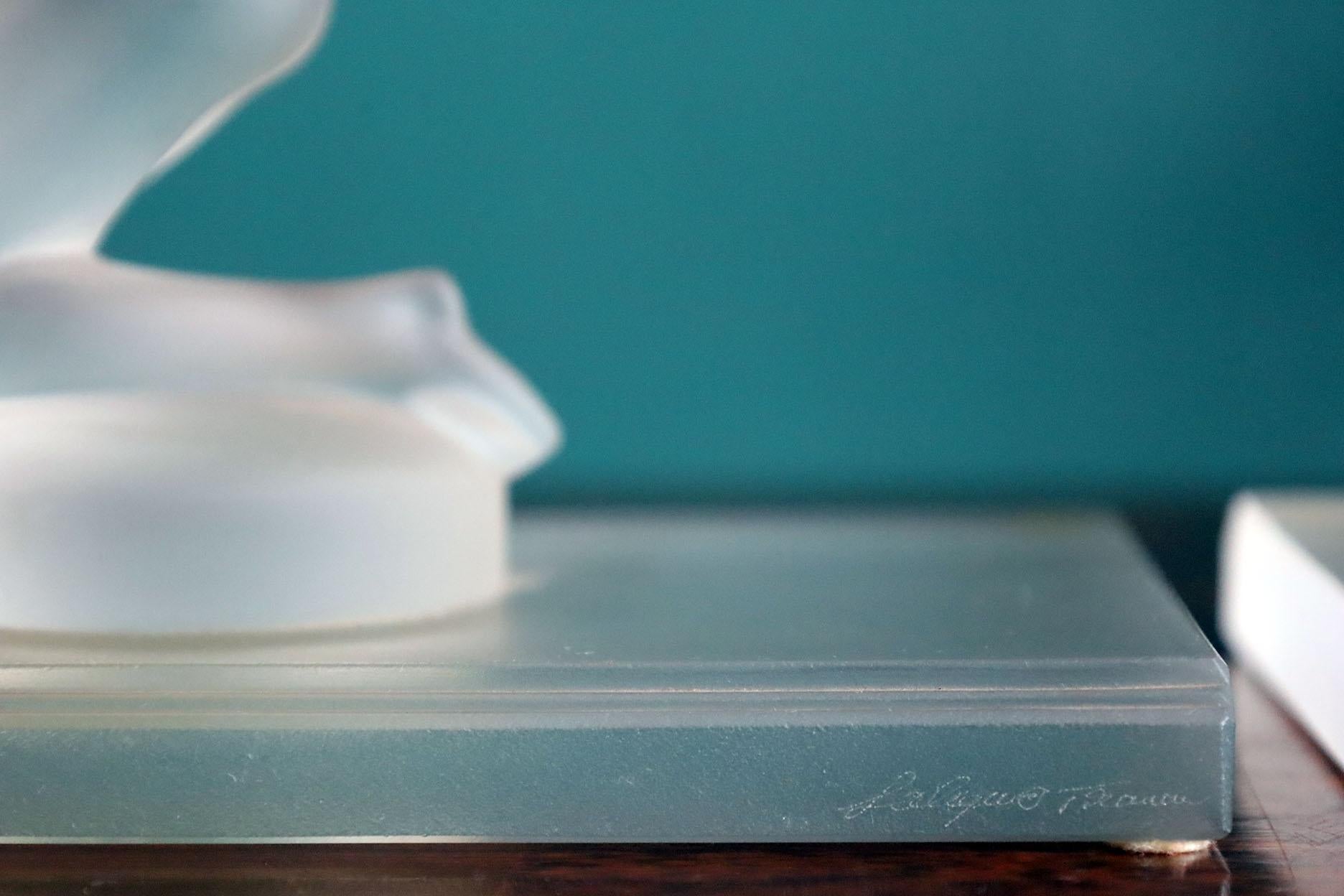 Serre-livres Lalique chrysis 8
