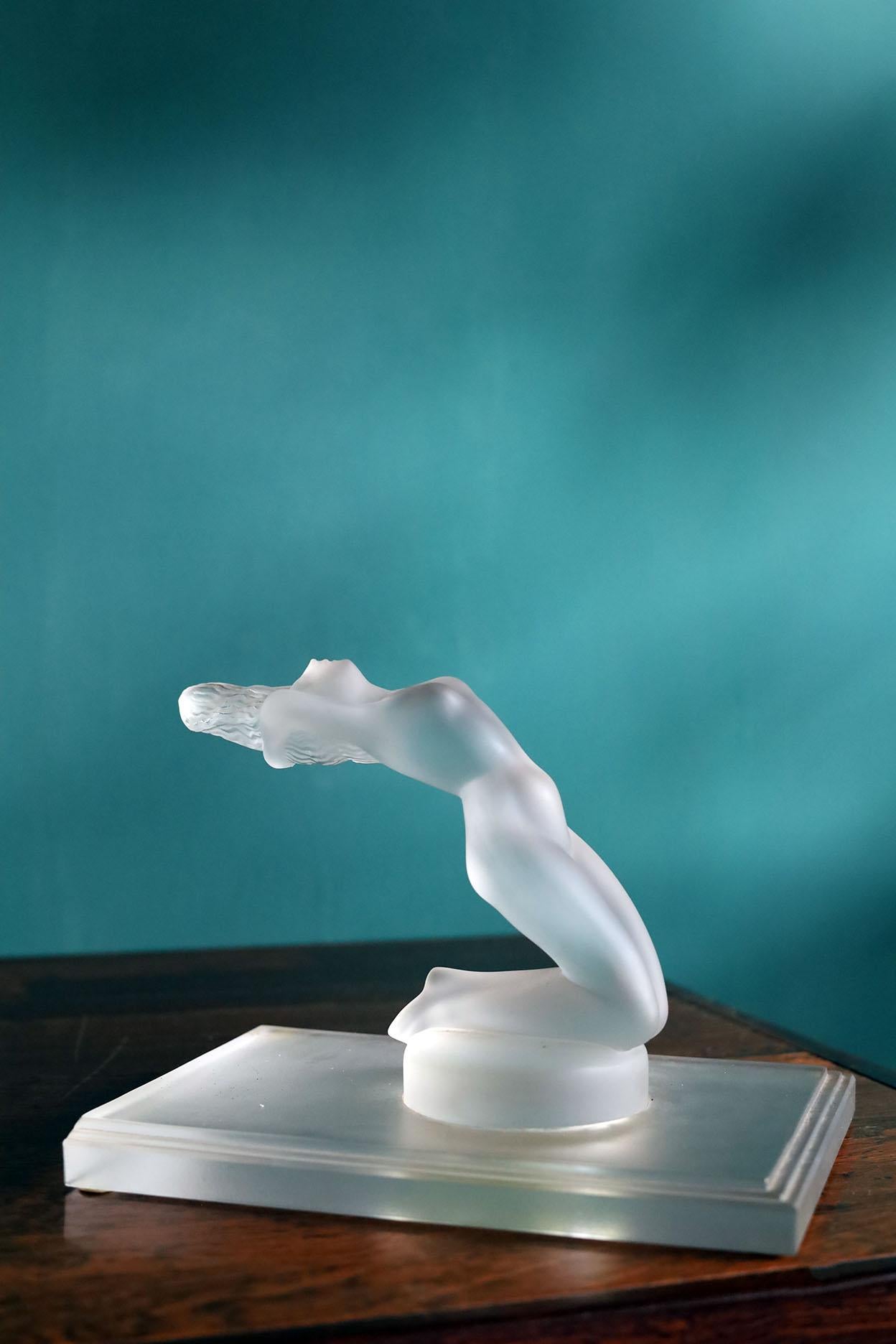 Français Serre-livres Lalique chrysis