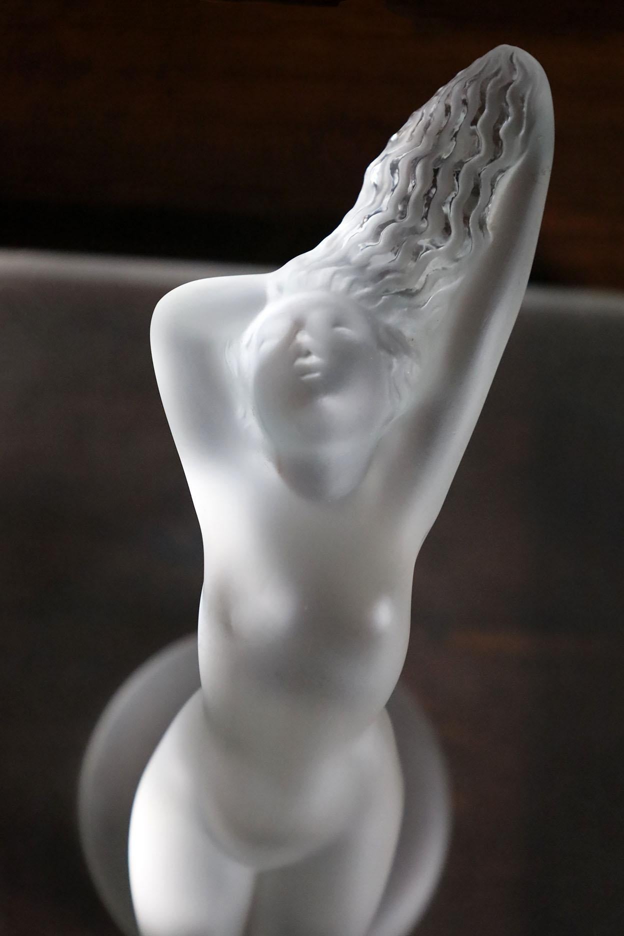 Fait main Serre-livres Lalique chrysis