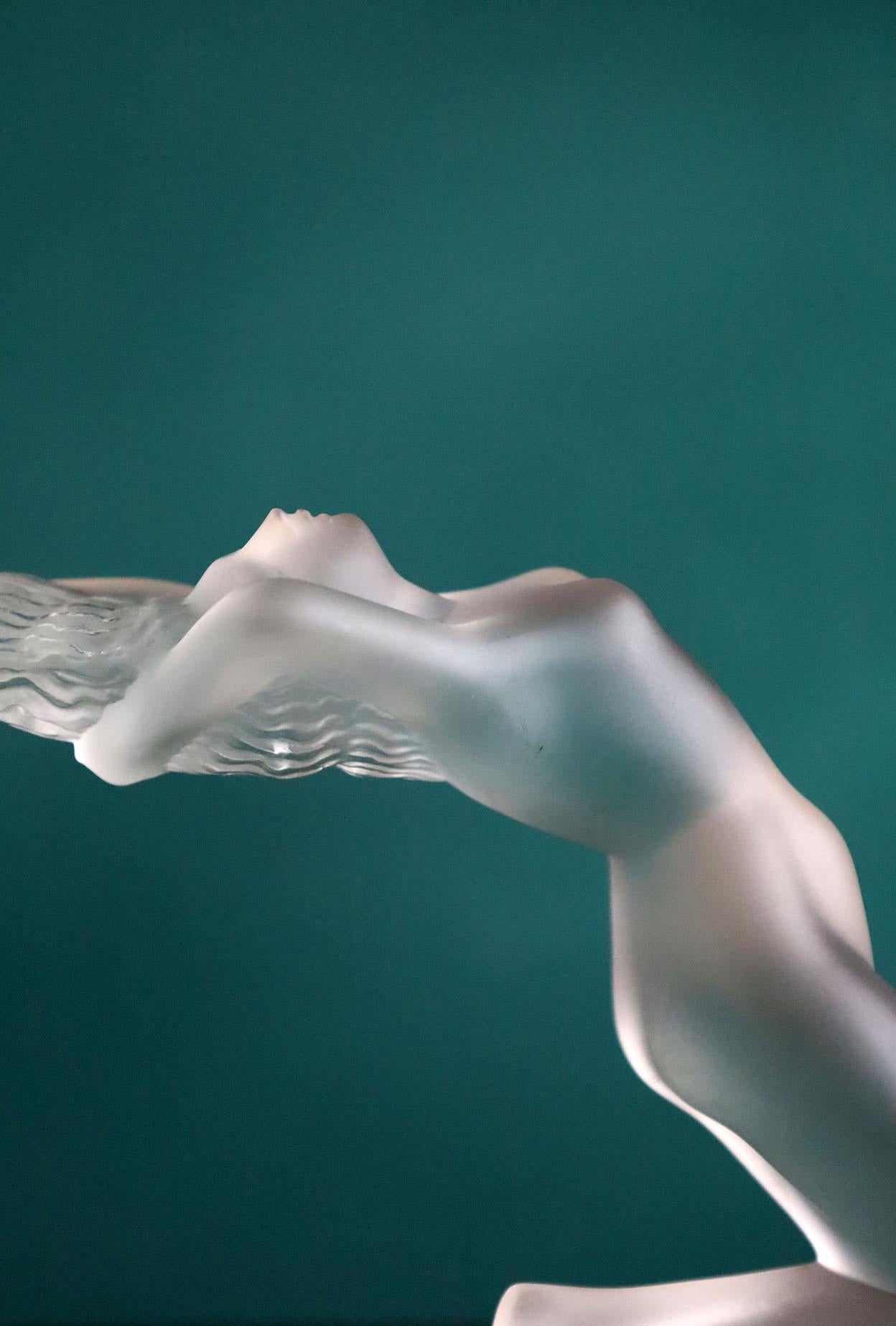 Serre-livres Lalique chrysis Bon état à Mérida, YU