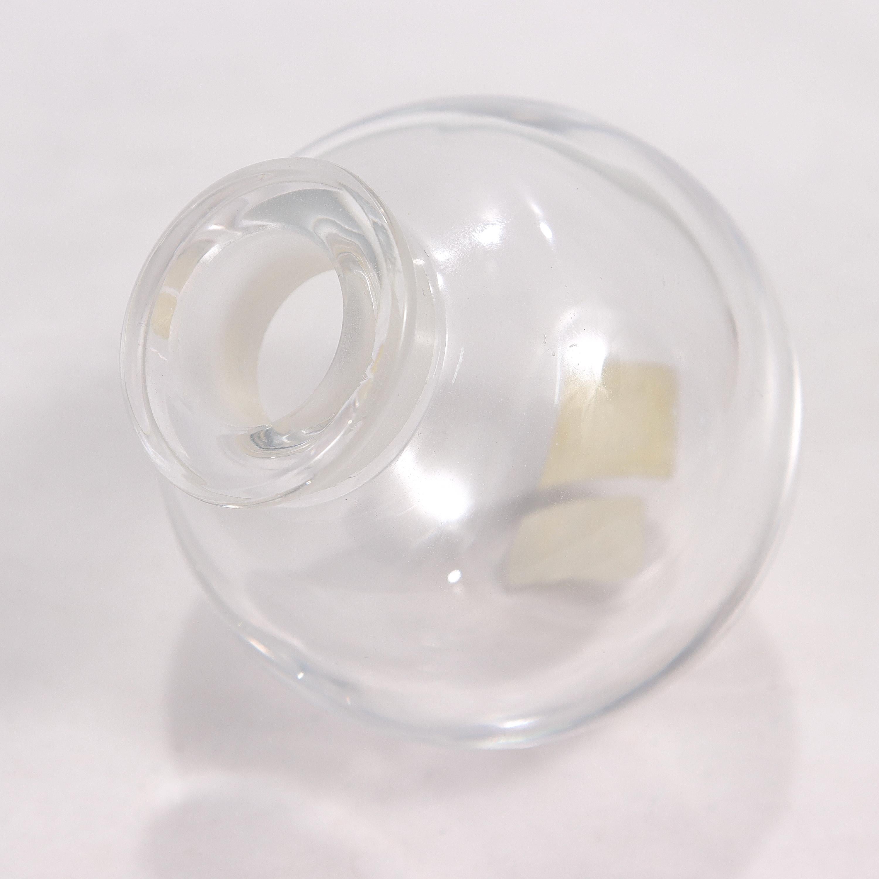 Lalique 'Clairefontaine' Art Glass Perfume Bottle 4