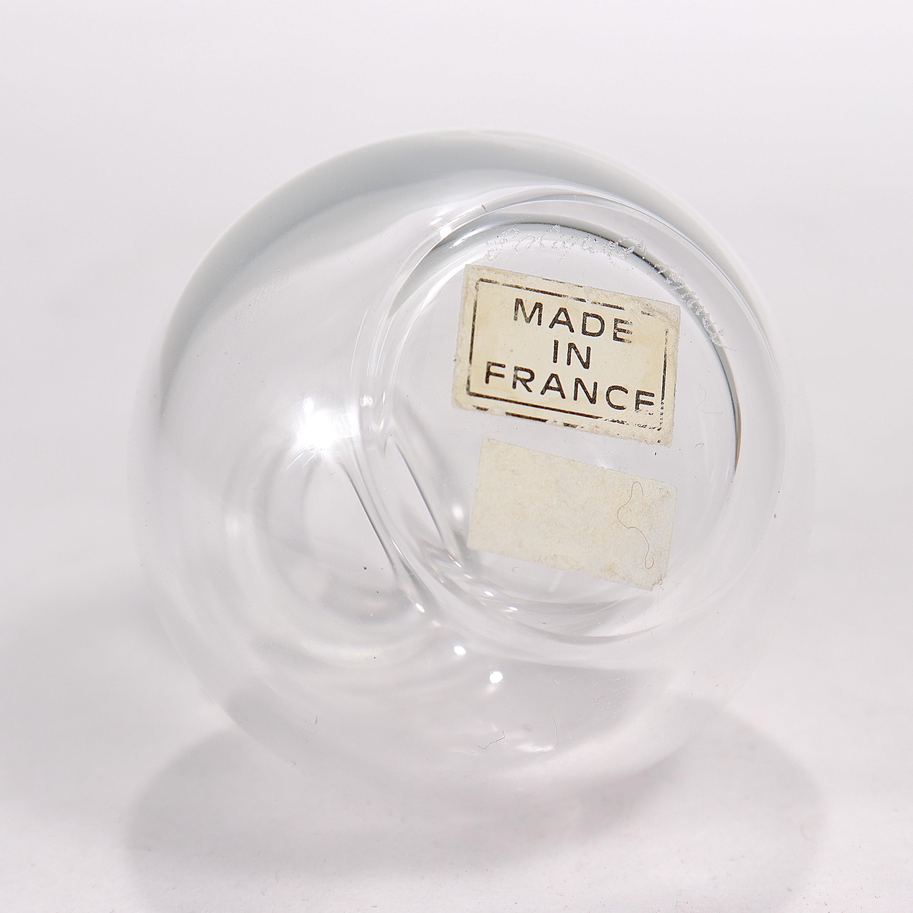 Lalique 'Clairefontaine' Art Glass Perfume Bottle 5