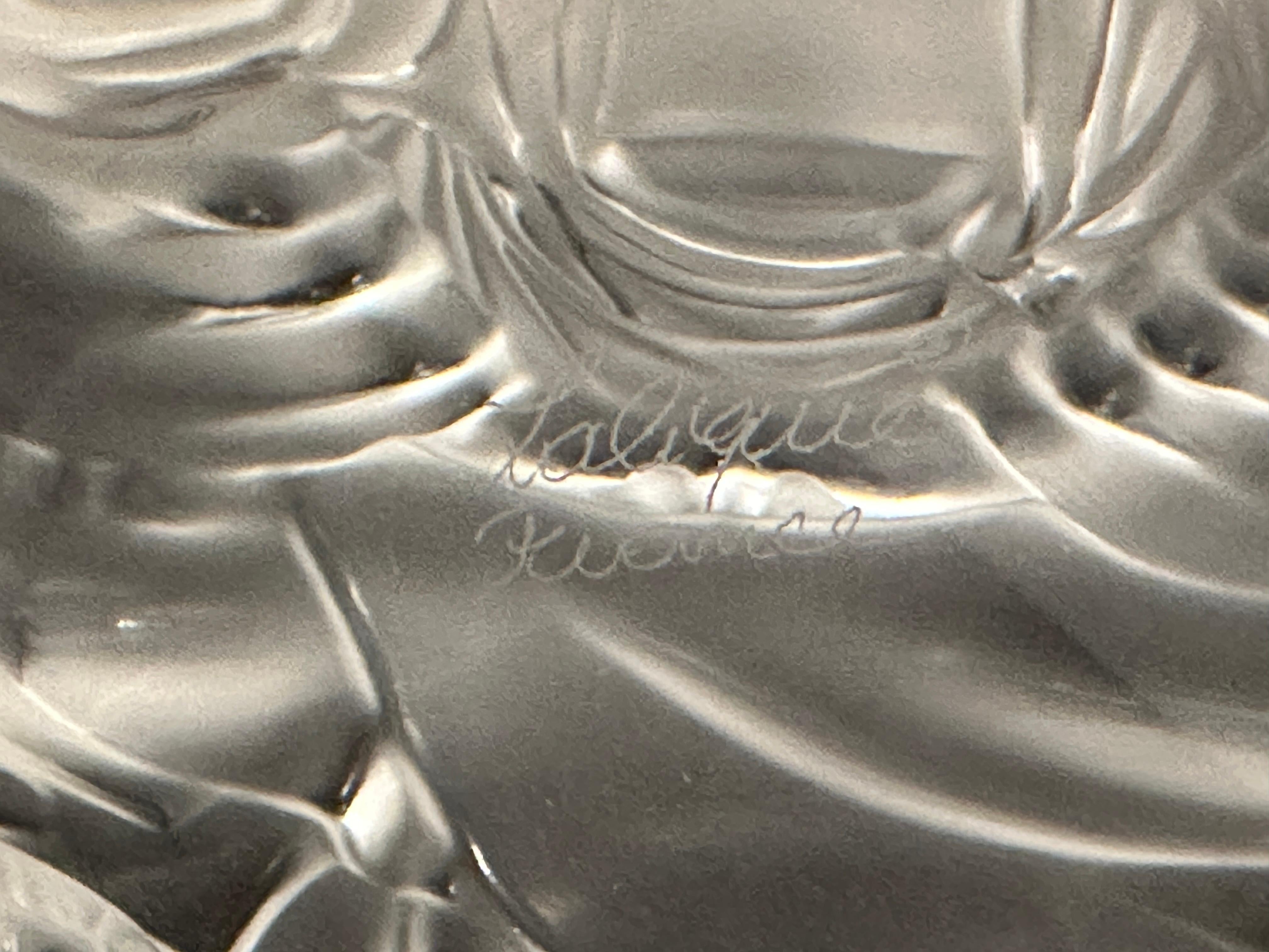 Contemporary Lalique Clear Frosted Buddha For Sale