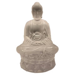 Lalique Clear Frosted Buddha