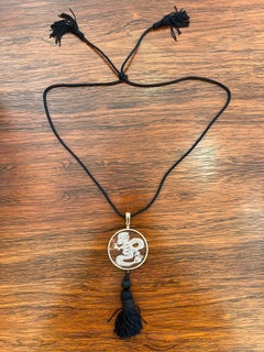 Cristal-Halskette mit Drachen aus Lalique