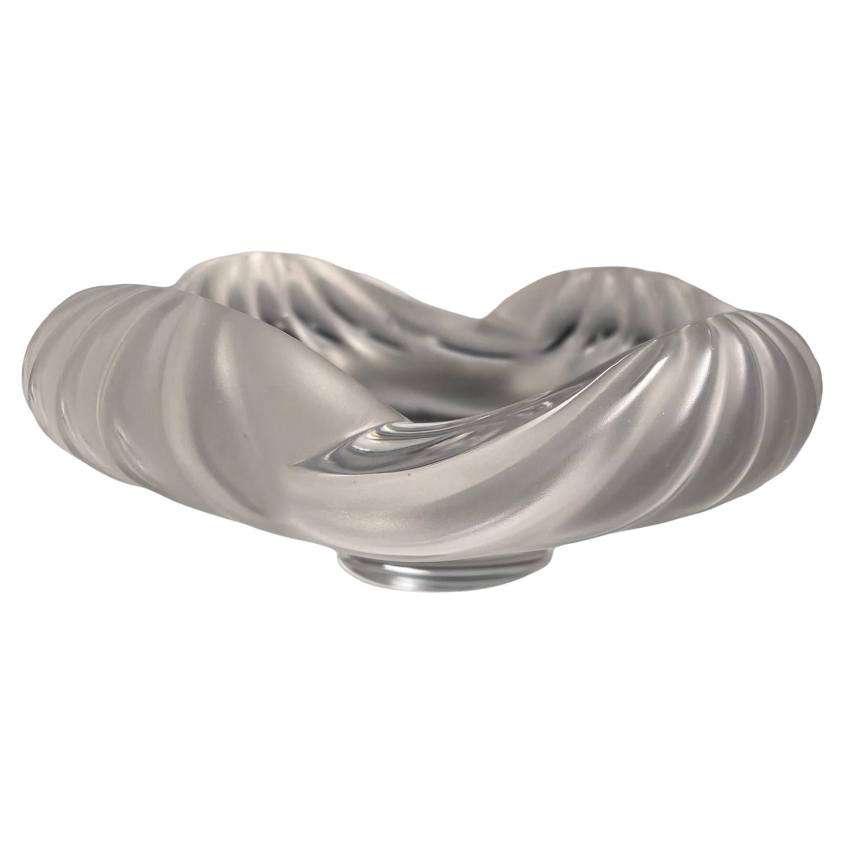 Lalique Crystal “Aruba” Cigar Ashtray 