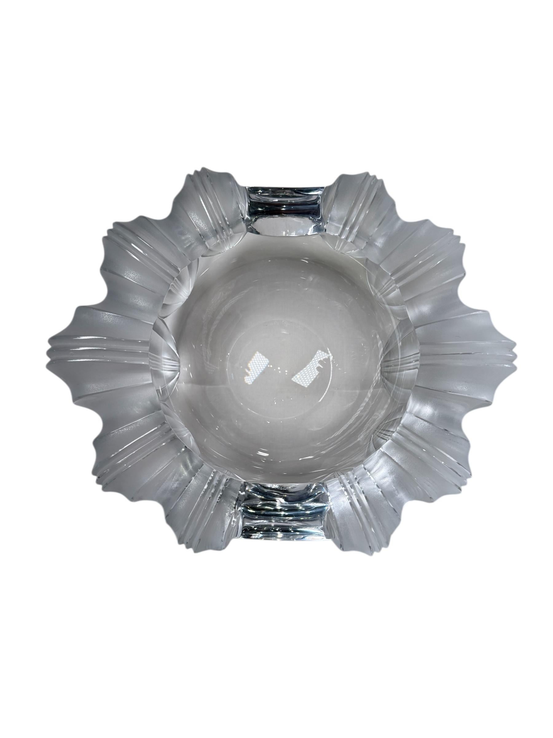 Lalique Crystal “Athena” Cigar Ashtray For Sale 3