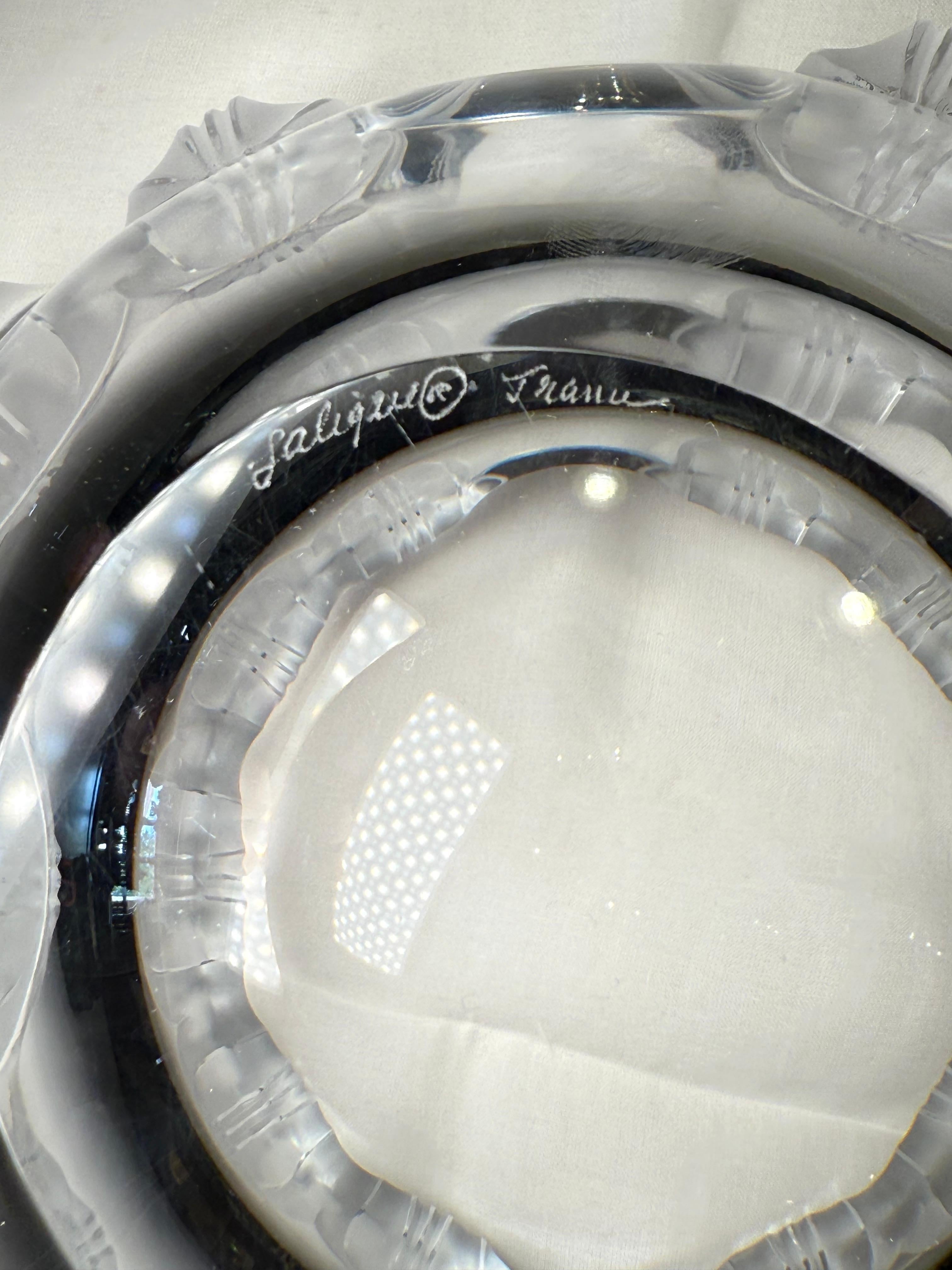 Lalique Crystal “Athena” Cigar Ashtray For Sale 6
