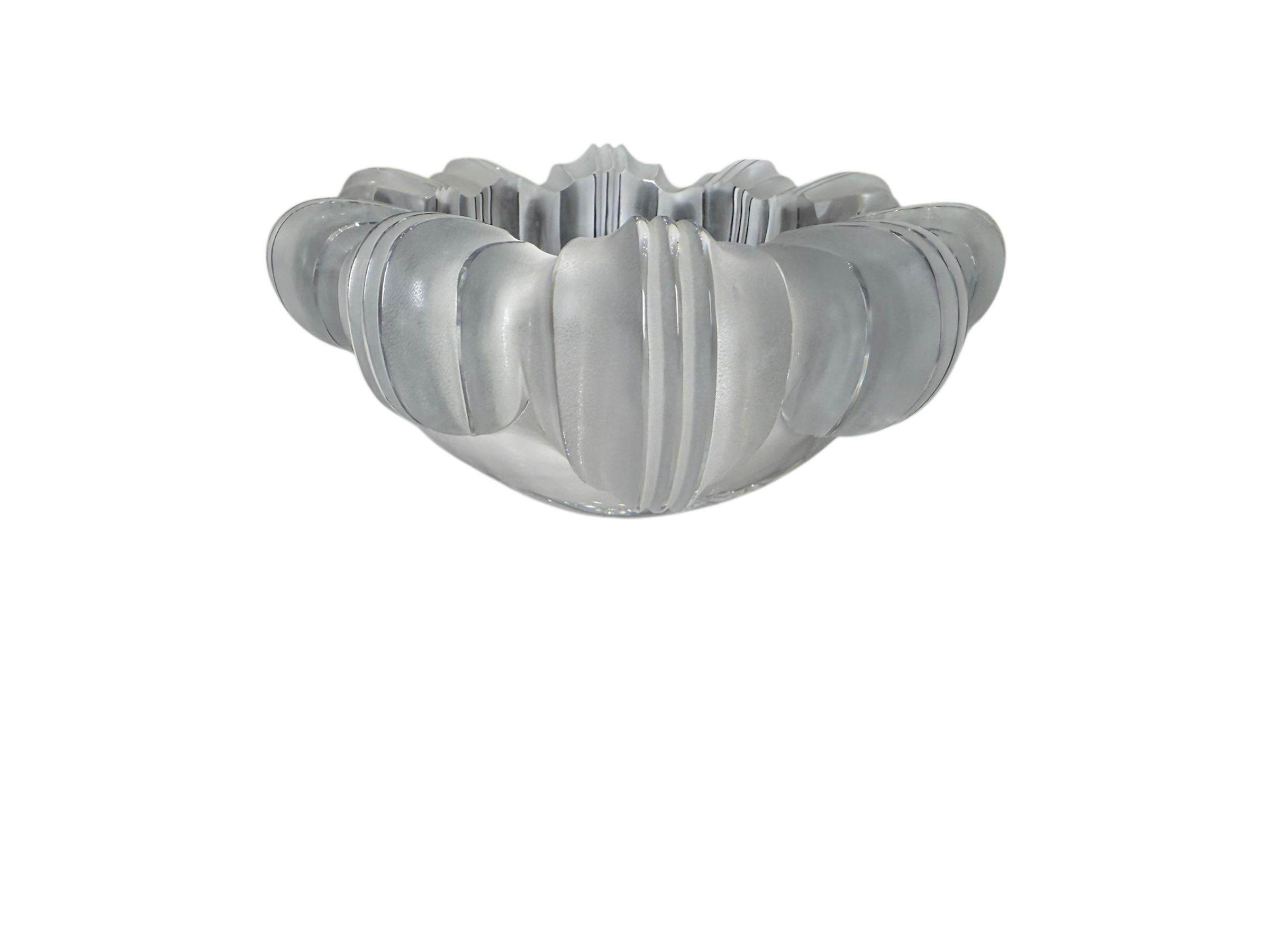 Lalique Crystal “Athena” Cigar Ashtray For Sale 1