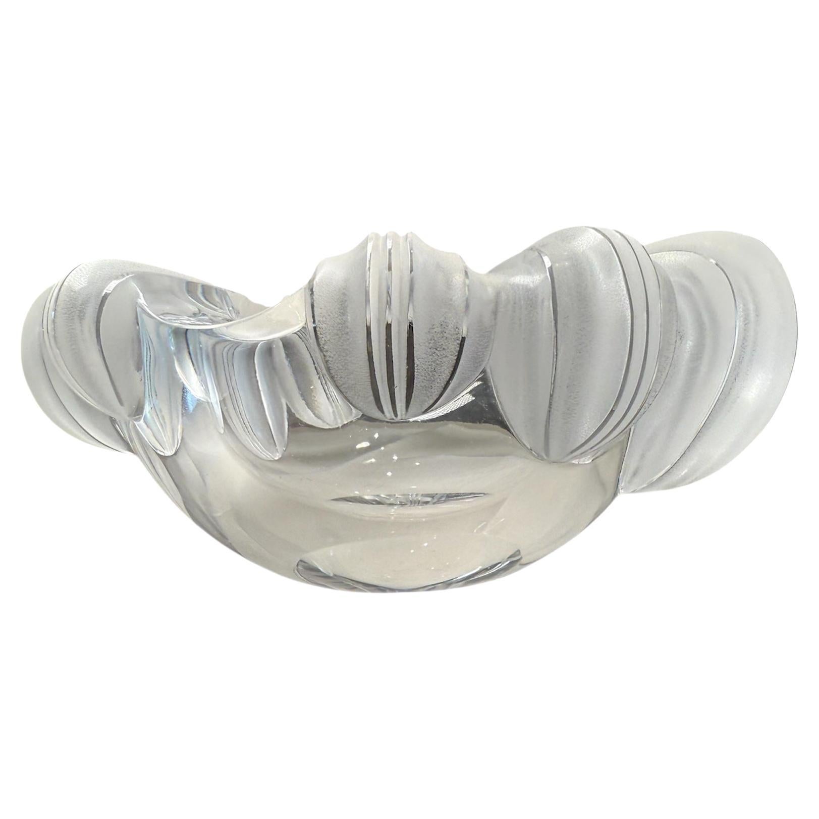 Lalique Crystal “Athena” Cigar Ashtray For Sale