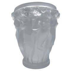 Lalique Crystal Bacchantes Vase