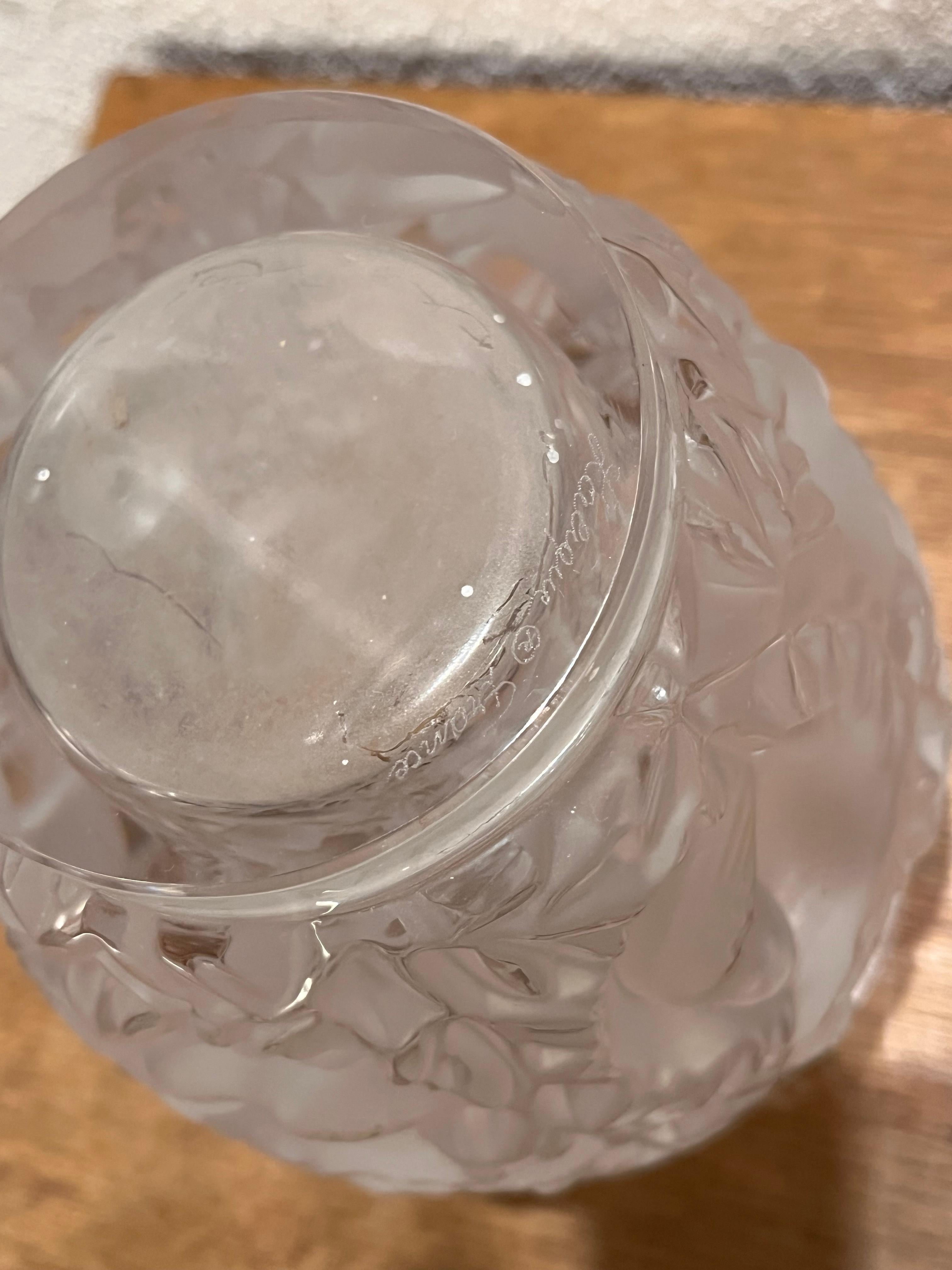Lalique-Kristall  Bagatelle-Vase im Angebot 1