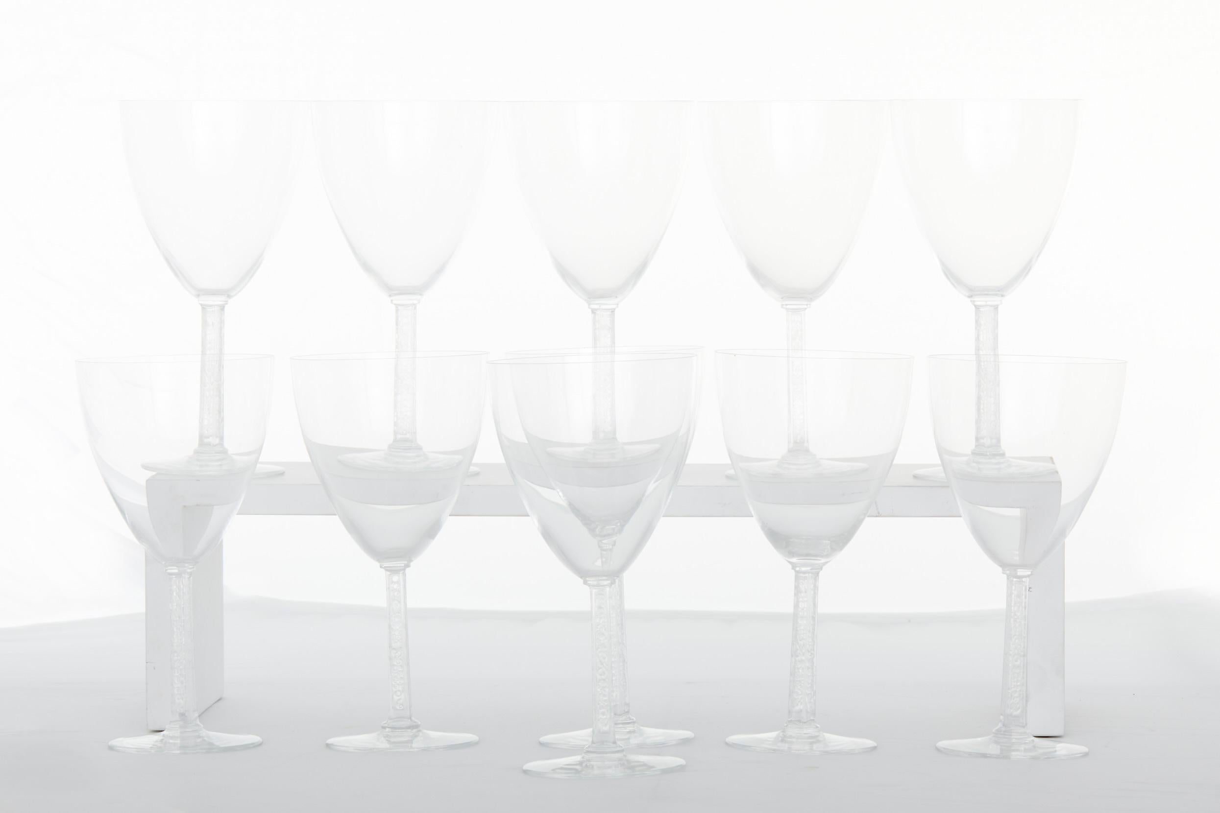 Lalique Crystal Barware / Tableware Service 4