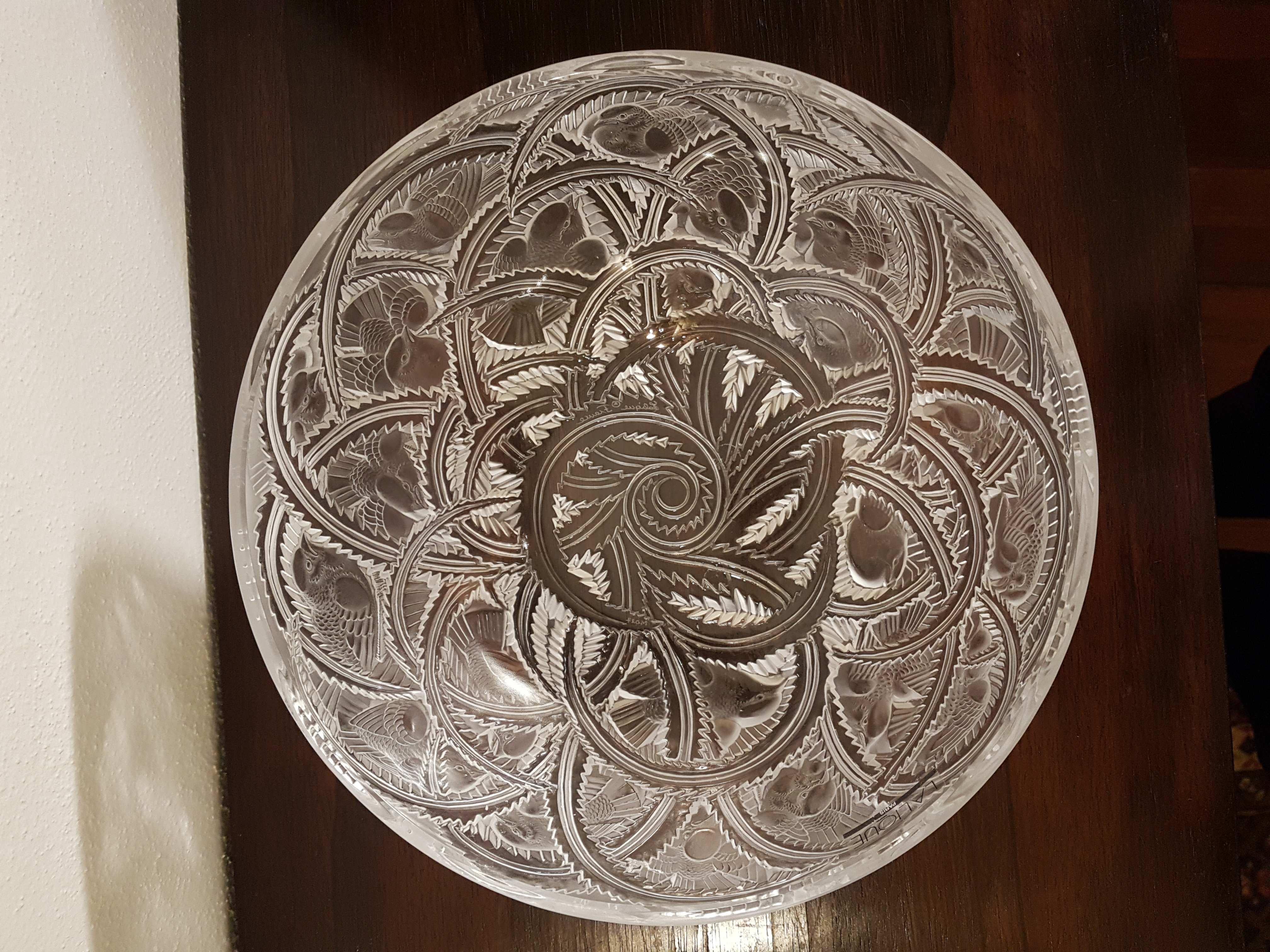 Contemporary Lalique Crystal Bowl 