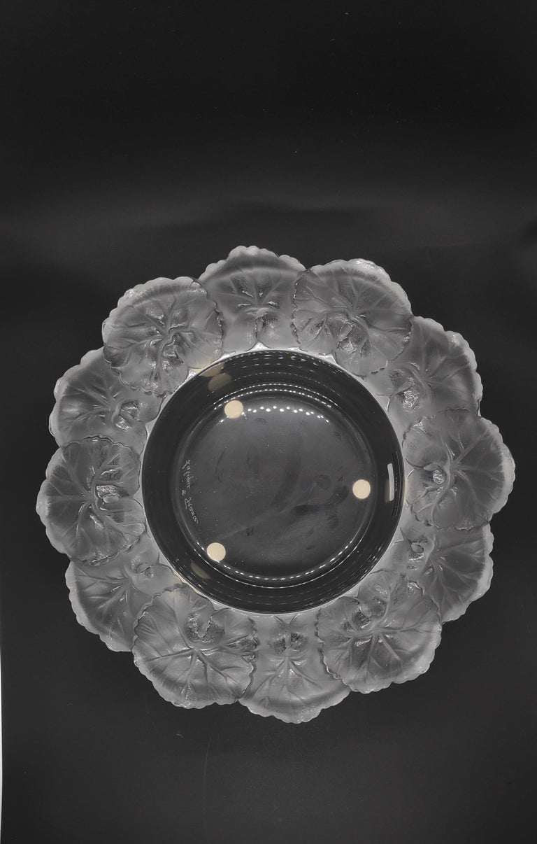 Lalique Crystal Bowl at 1stDibs