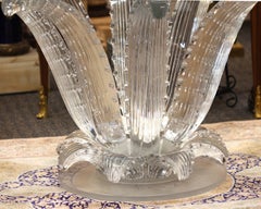 Lalique Crystal “Cactus” Table Designed 1951