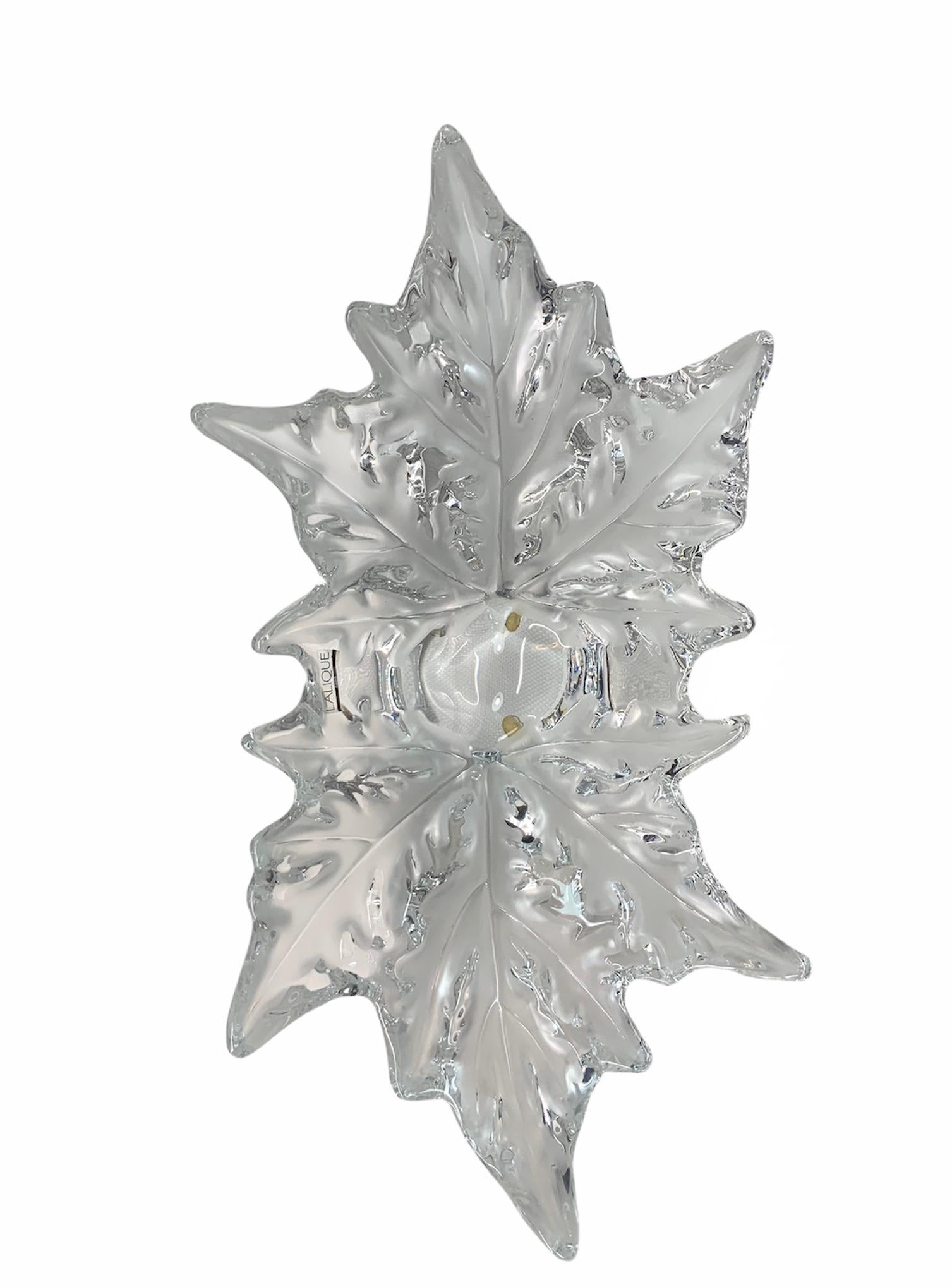 Moulé Vase en cristal de Lalique Champs-Elysées en vente