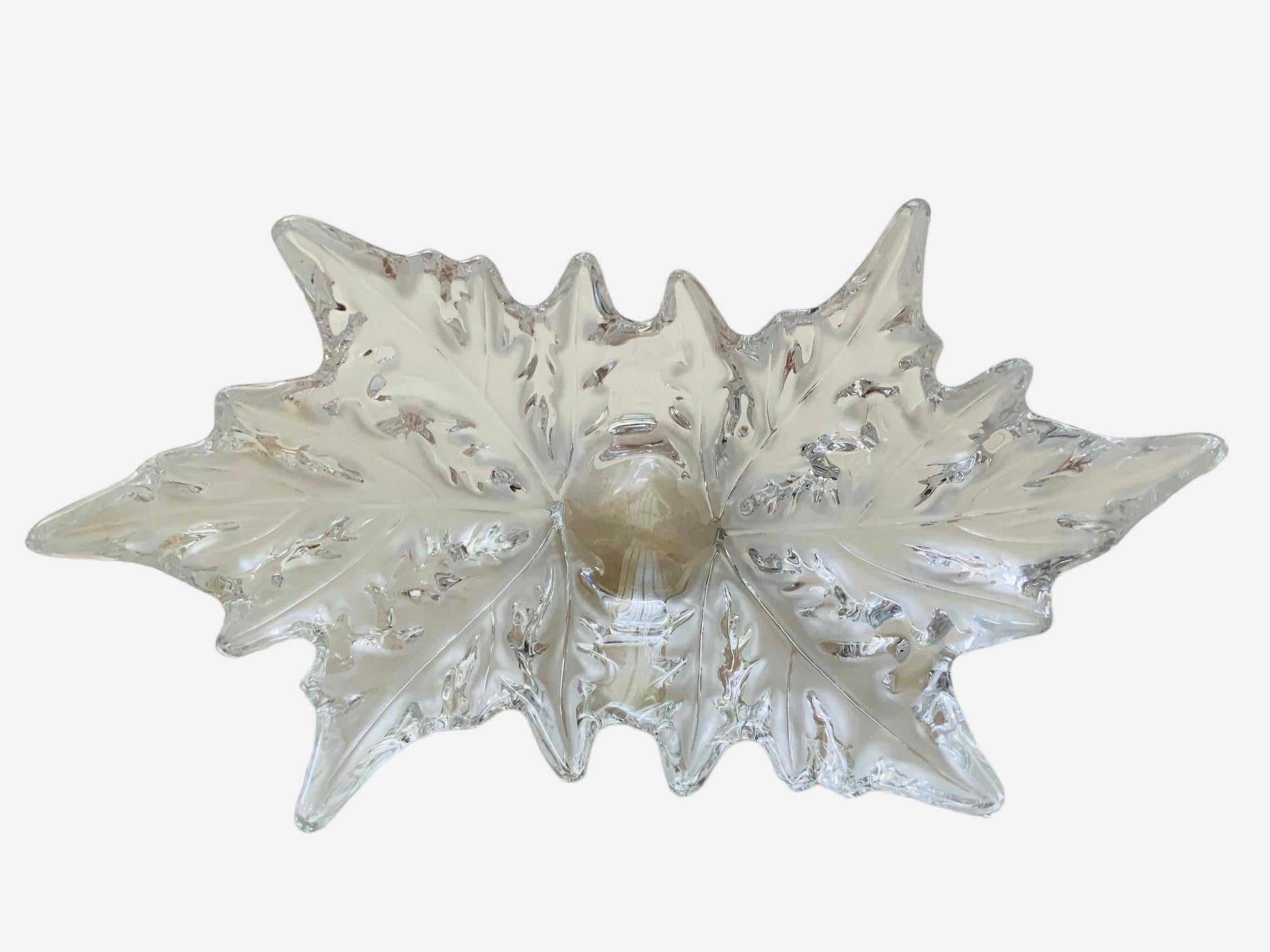 Lalique Crystal Champs-Elysees Bowl Vase For Sale 1