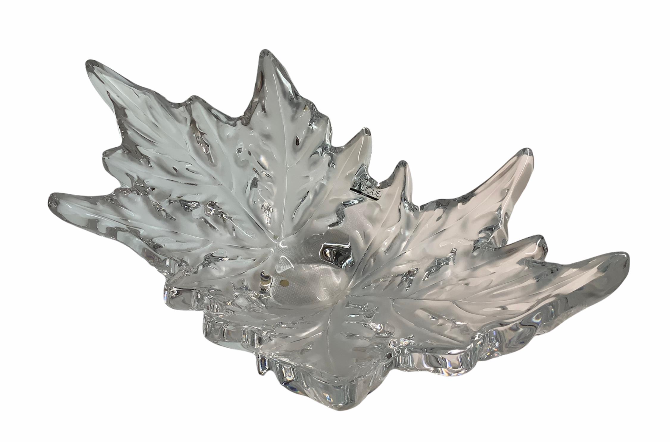 Vase en cristal de Lalique Champs-Elysées en vente 1