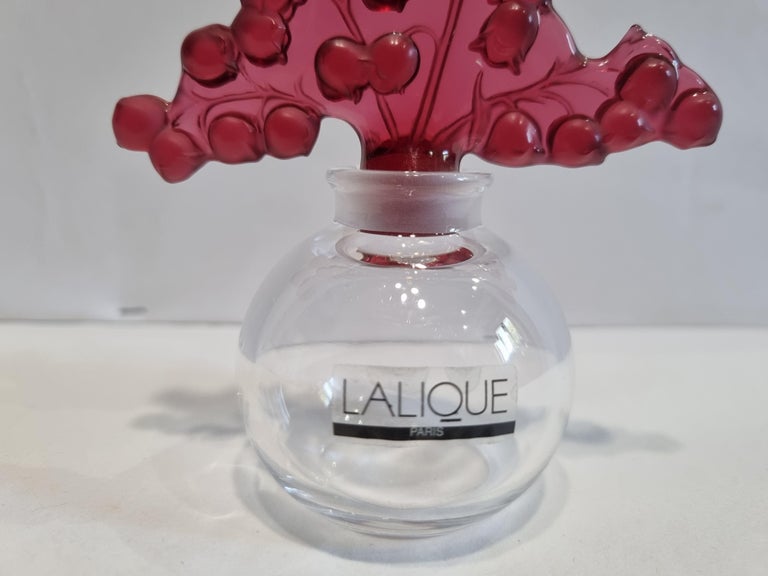 Lalique Crystal "Clairefontaine Perfume Bottle" Special Edition, France,  2013 For Sale at 1stDibs
