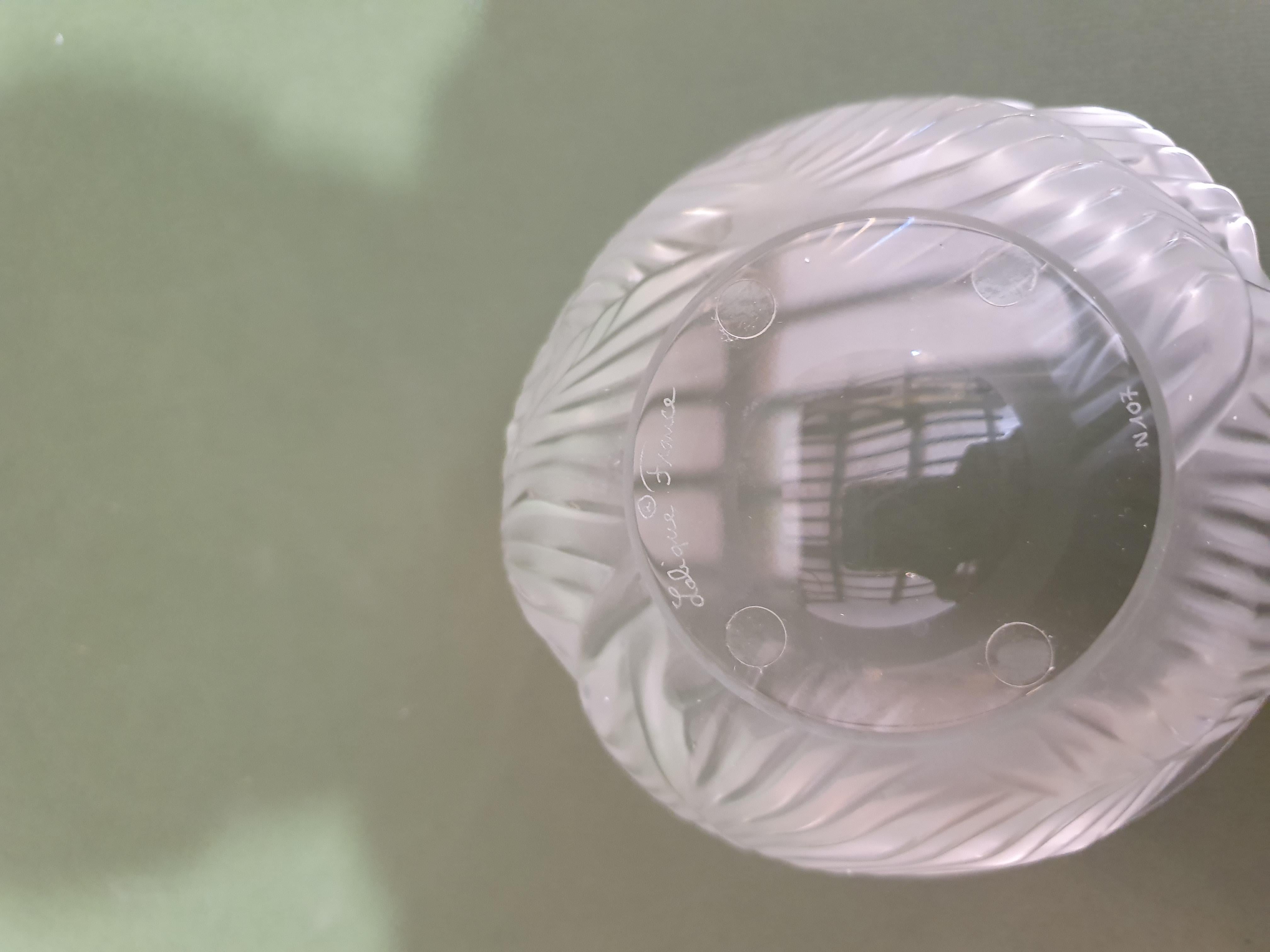 Fait main Bol « Coupe Kelapa » en cristal Lalique, France, 2013 en vente