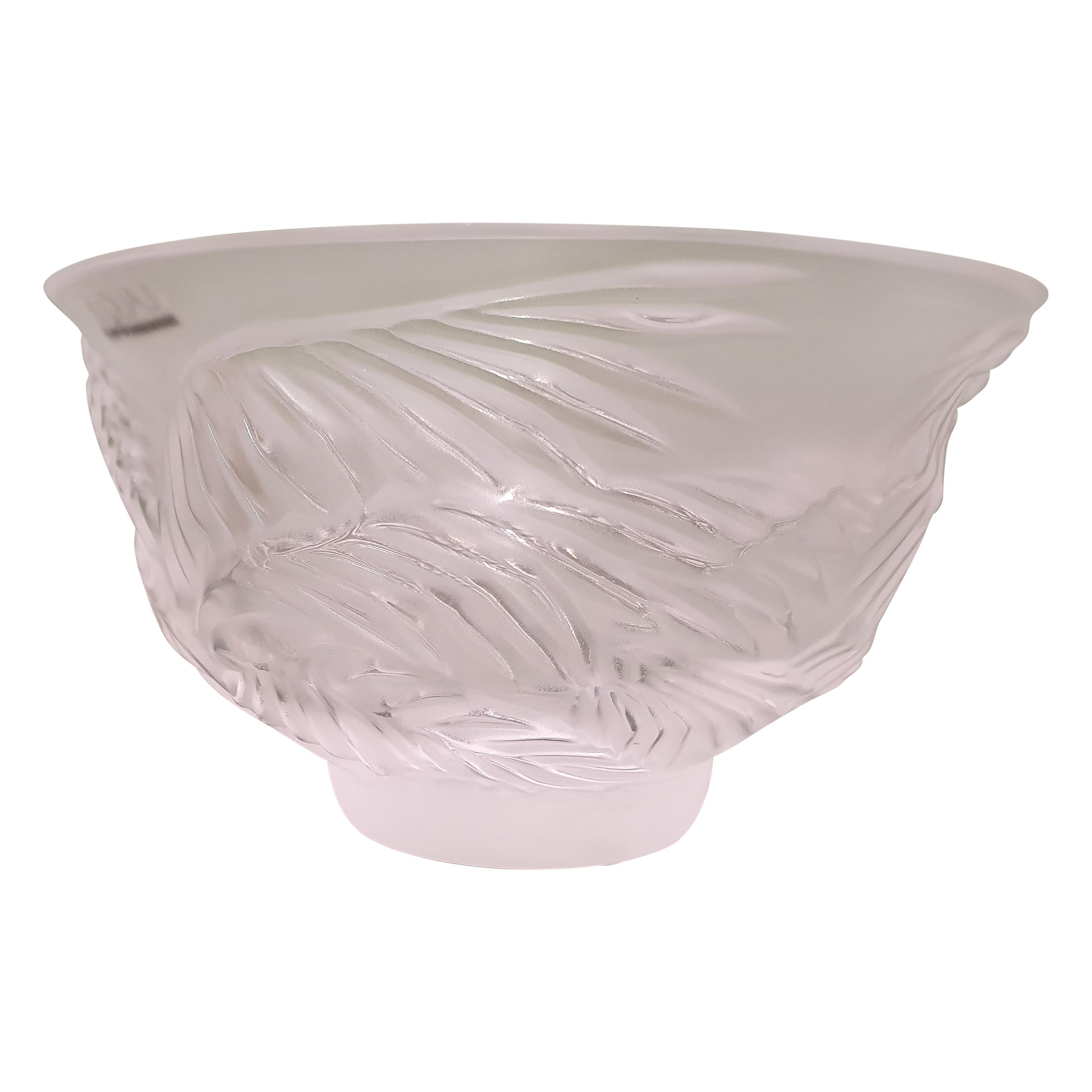 Lalique Crystal "Coupe Kelapa" Bowl, France, 2013 For Sale