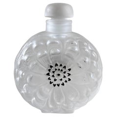 Lalique Crystal Dahlia Perfume Bottle