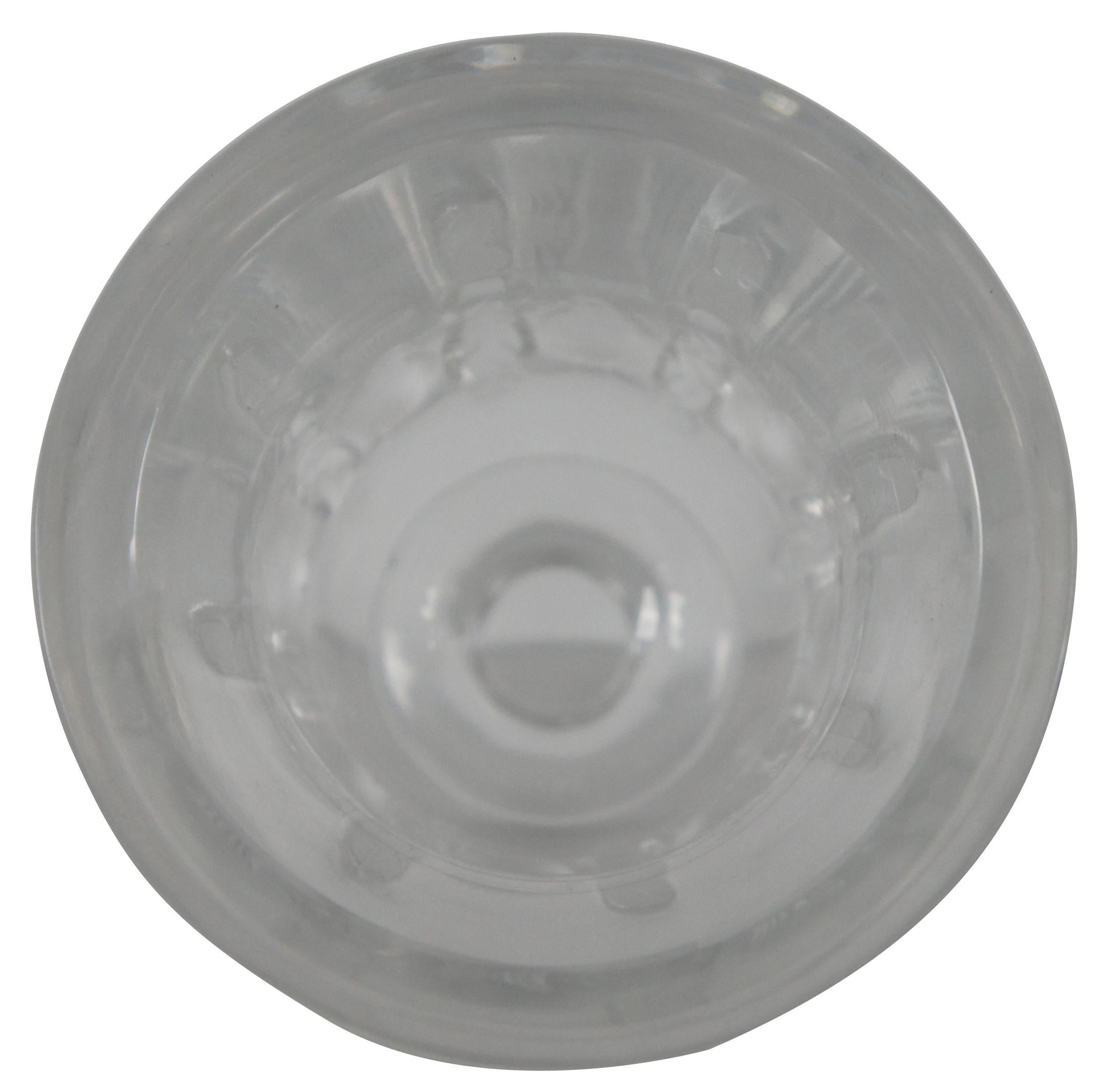 crystal compote dish