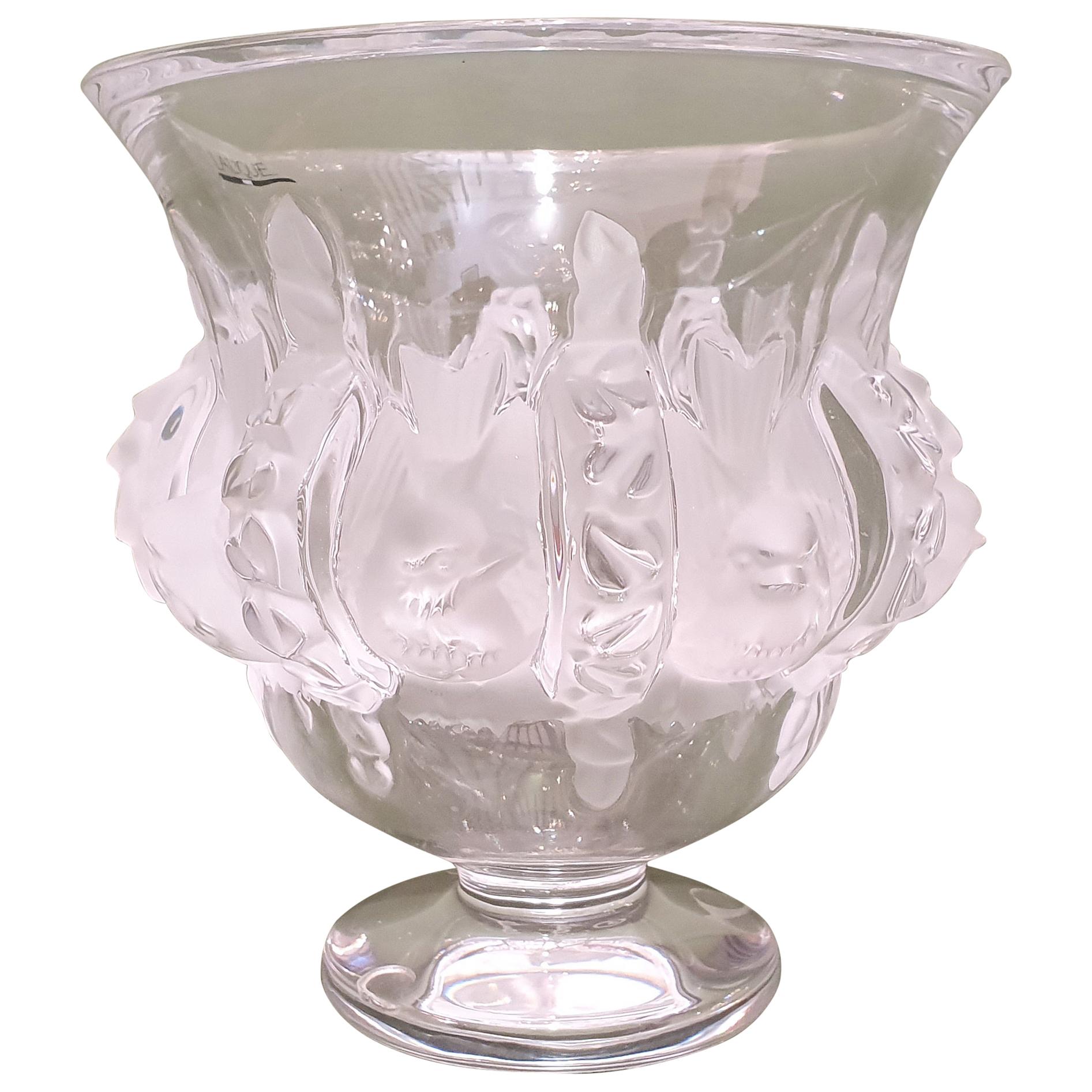 Lalique Crystal "Dampierre" Vase, France, Modern, 2017
