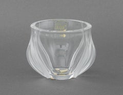Lalique Crystal "Deux Tulipes" Vase
