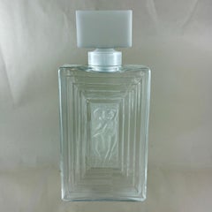 Lalique Crystal ‘Duncan No. 3’ Crystal Perfume Bottle