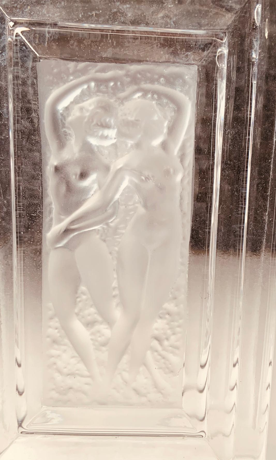 Flacon de parfum Duncan n°3 en cristal Lalique en vente 2