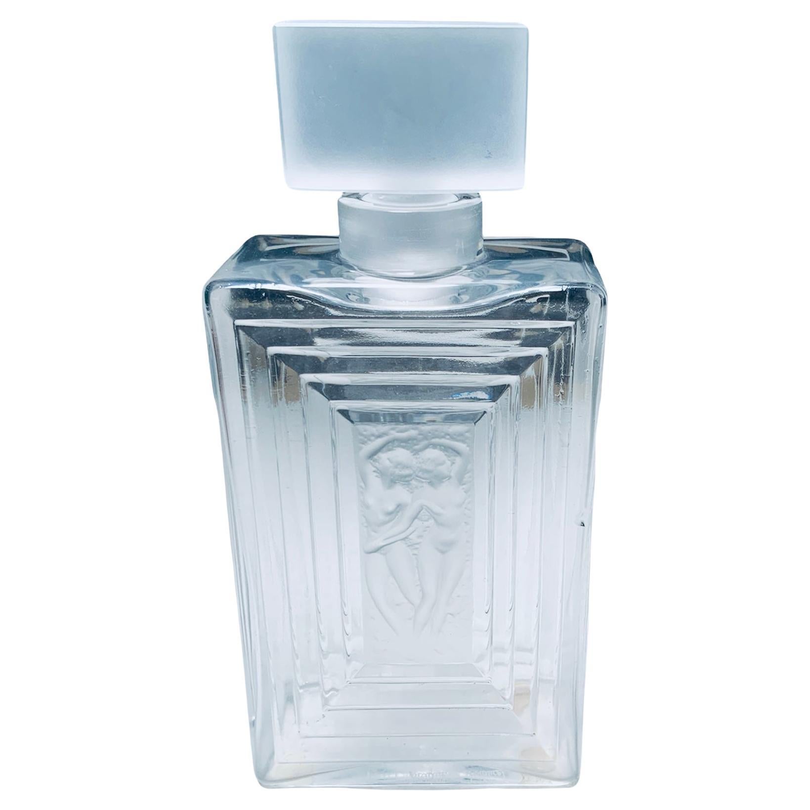 Lalique Crystal Duncan No.3 Perfume Bottle